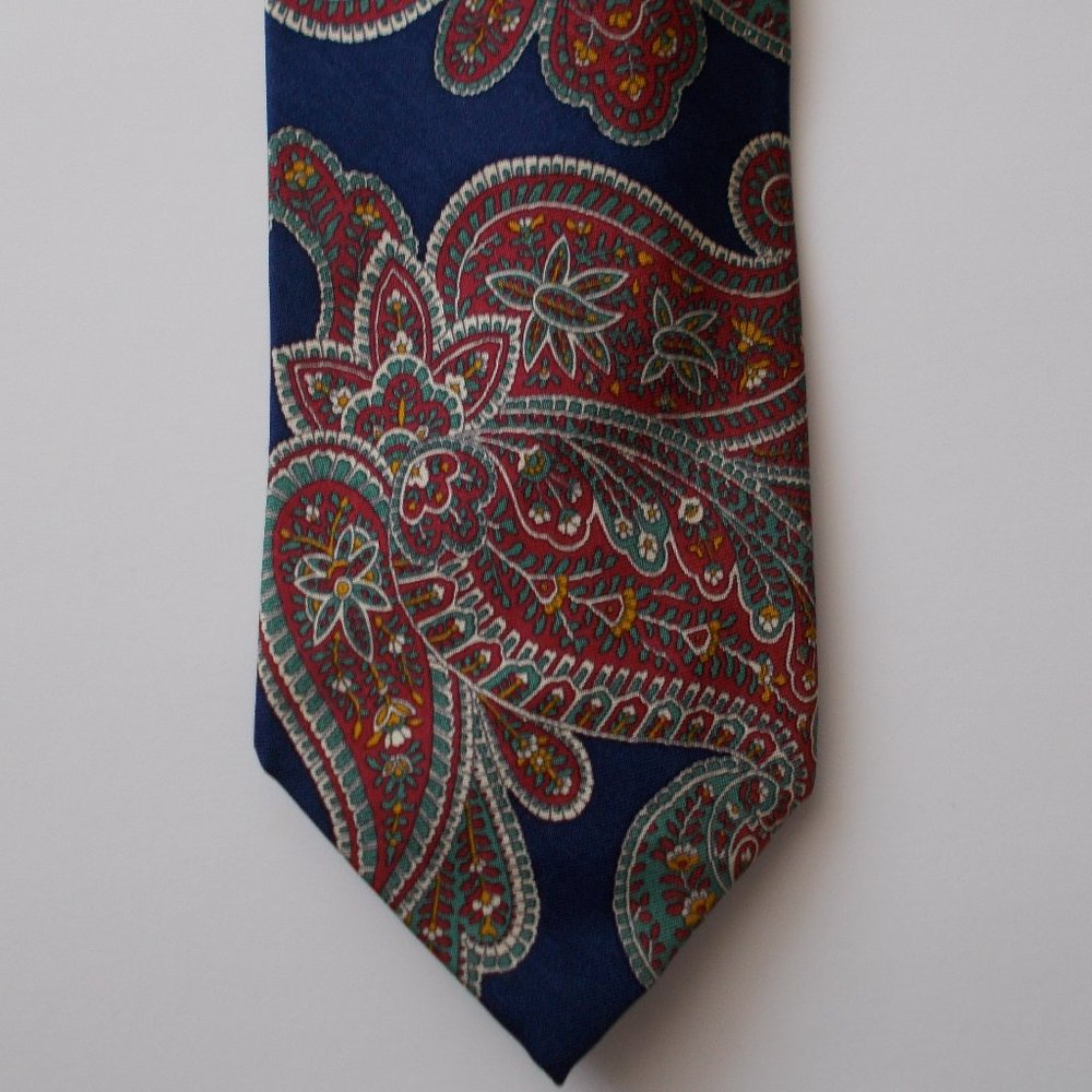 Polo by Ralph Lauren Men's Tie 100% SILK W35 x L57 - Picture 4 of 6